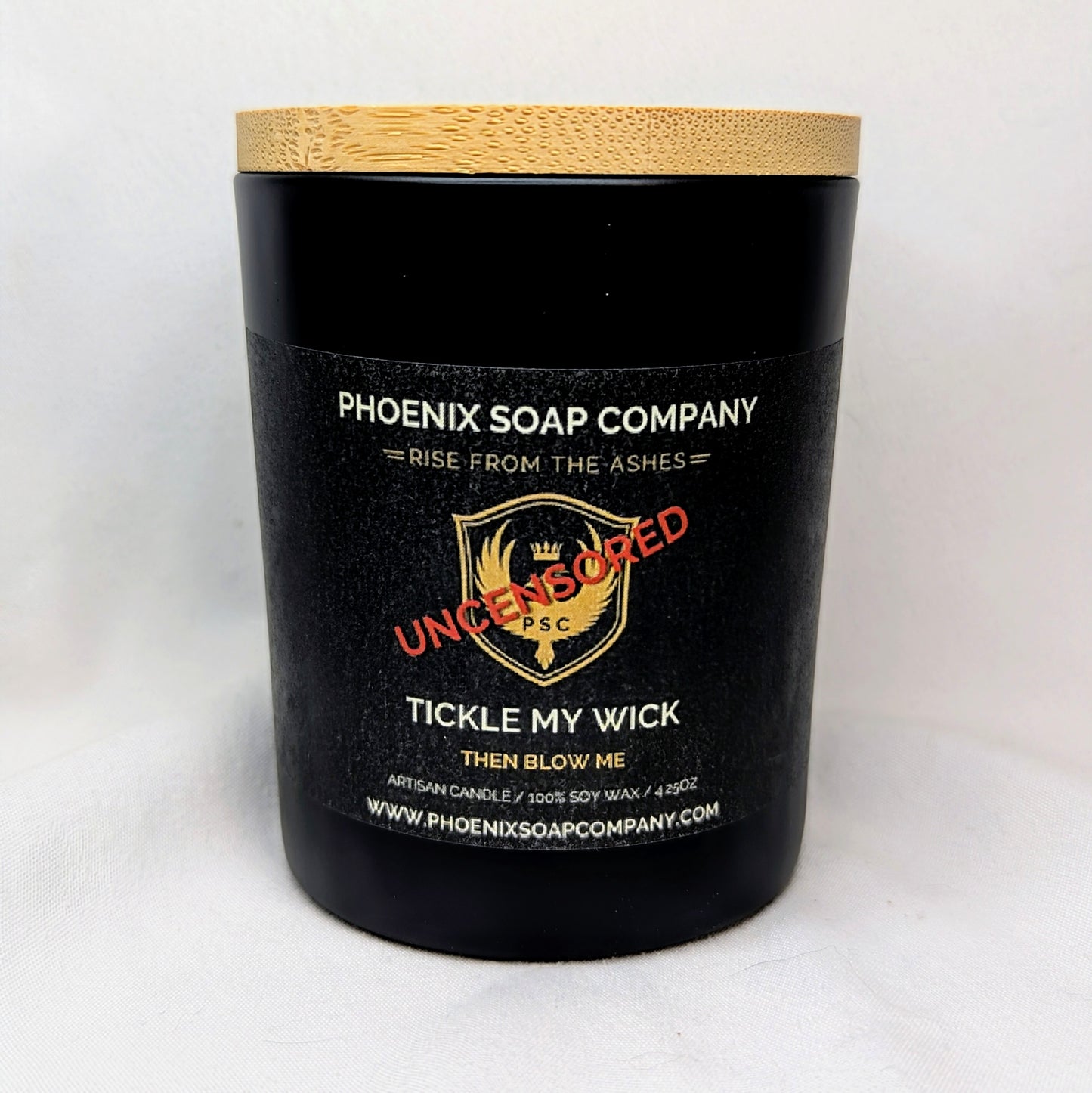 Tickle My Wick (Then Blow Me) "Uncensored" Artisan Candles