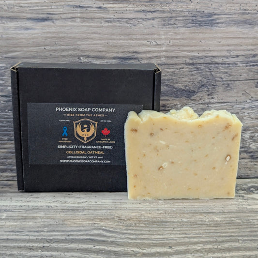 Simplicity (Artisan Bar Soap) FRAGRANCE-FREE COLOURANT-FREE