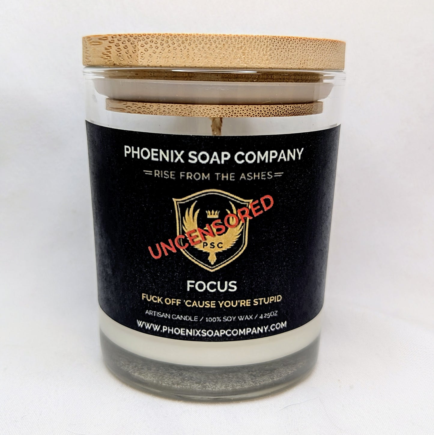 F.O.C.U.S. "Uncensored" Artisan Candles