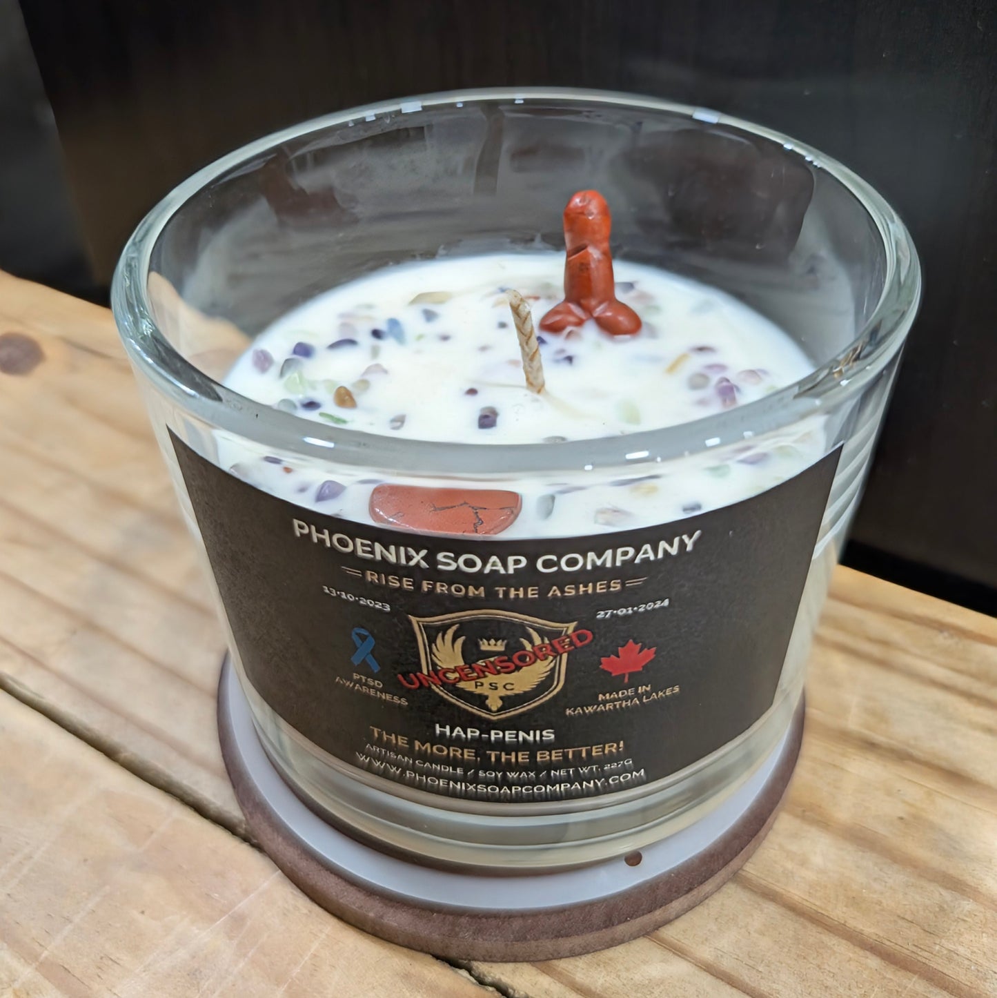 HAP-PENIS (The More, The Better) (Artisan Candle)