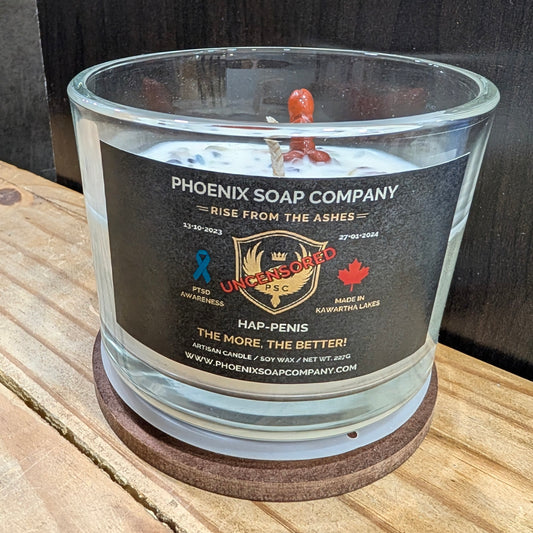 HAP-PENIS (The More, The Better) (Artisan Candle)