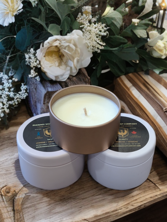 Artisan Miniature 2oz Candle Tins