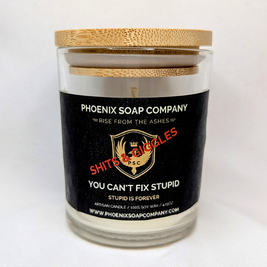 You Can't Fix Stupid "Shits & Giggles" Artisan Candles